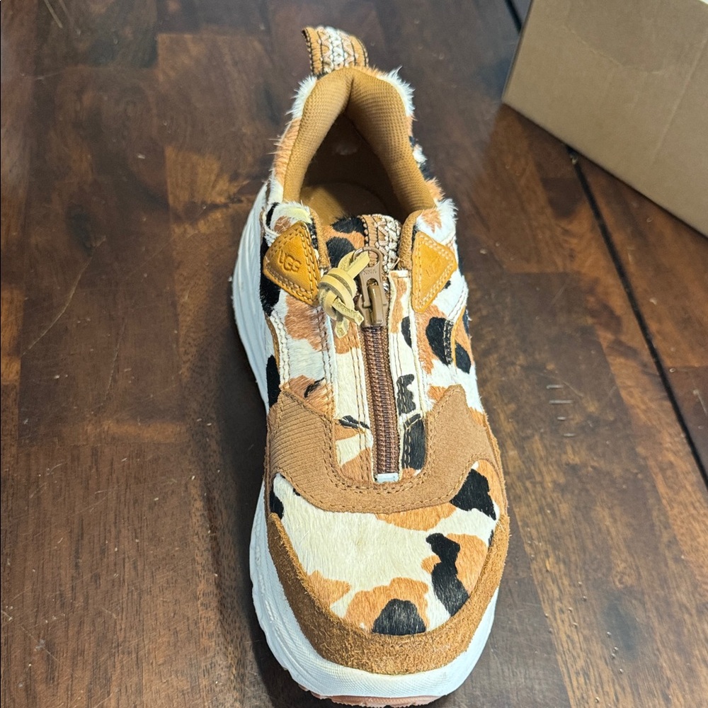 UGG Women’s Tan and Black Patterned Sneakers